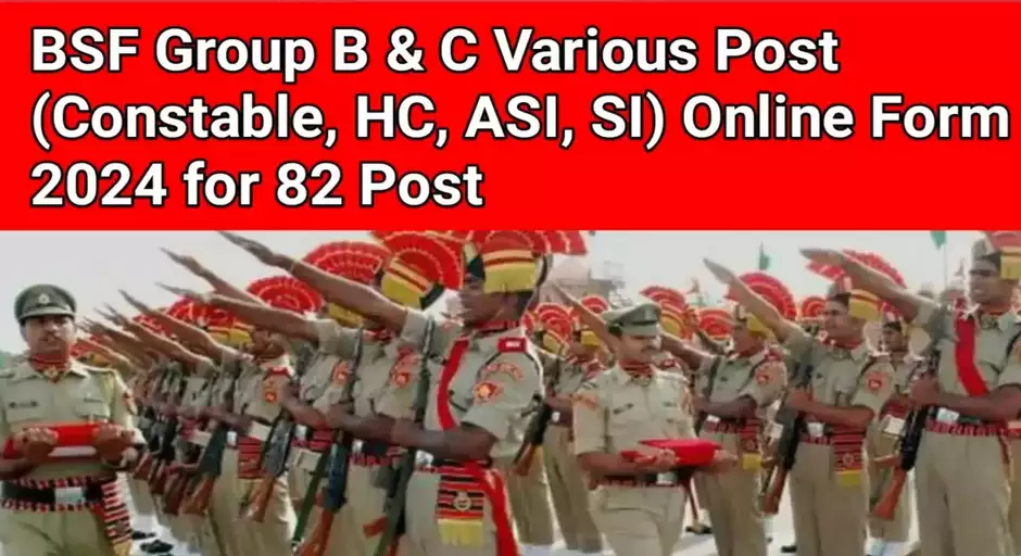 BSF Group B C Various Post Notification Out Apply Soon Now For 82 Post