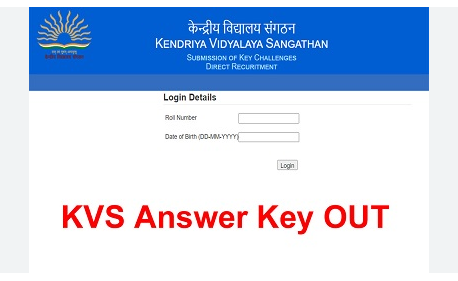 KVS Answer Key PGT 2023 Out